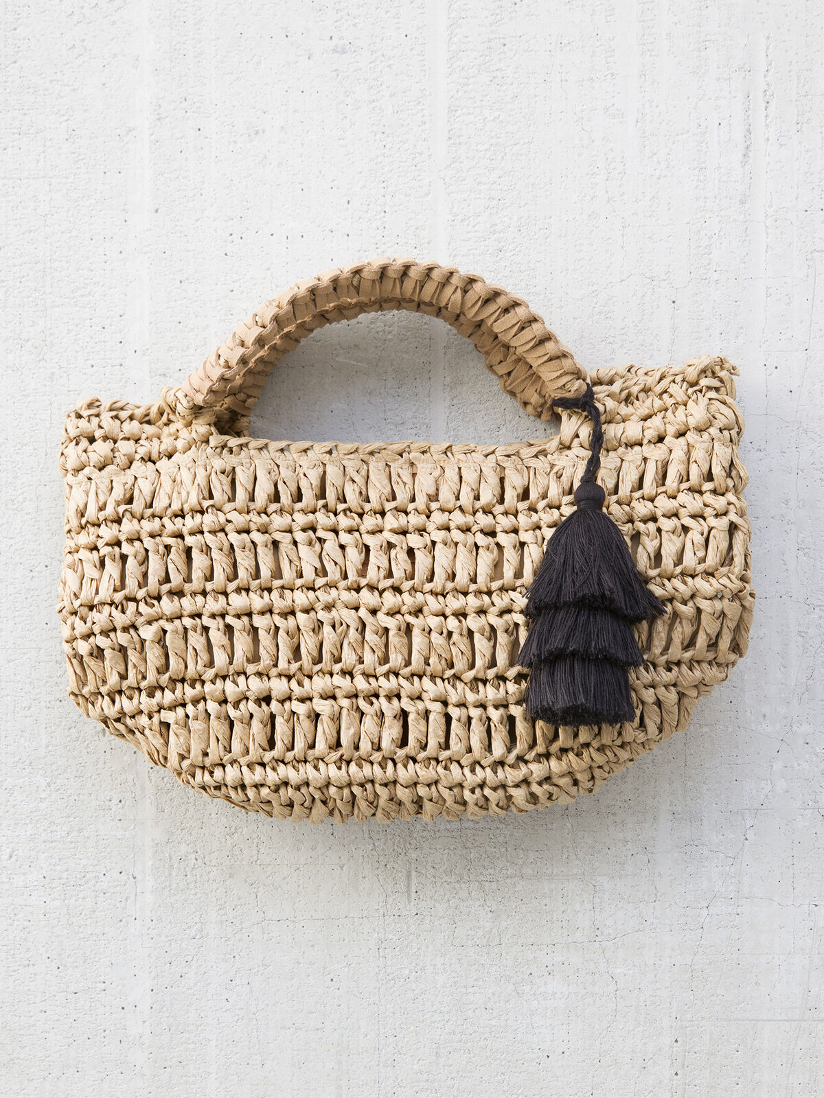 FALLON & ROYCE MAYA MINI STRAW BAG