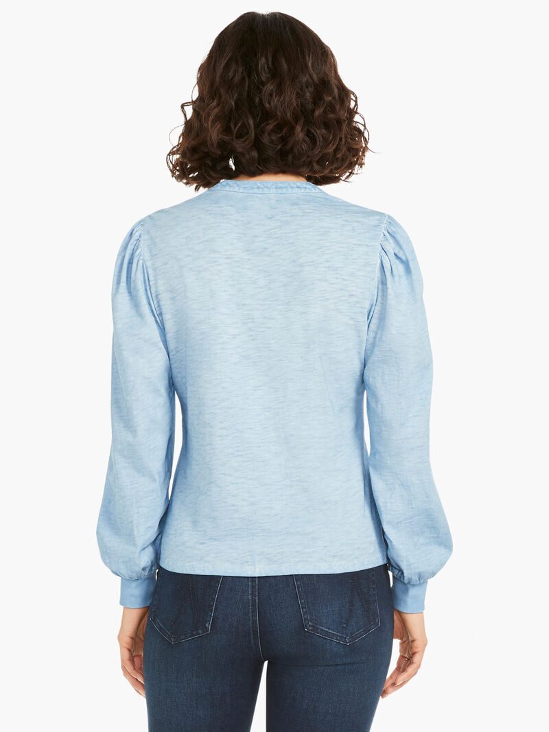 Woman Wears Embroidered Pop Shirt image number 2