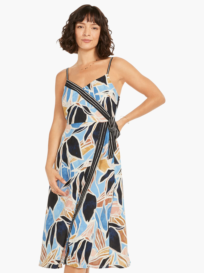 Woman Wears Sapphire Shades Dress image number 0