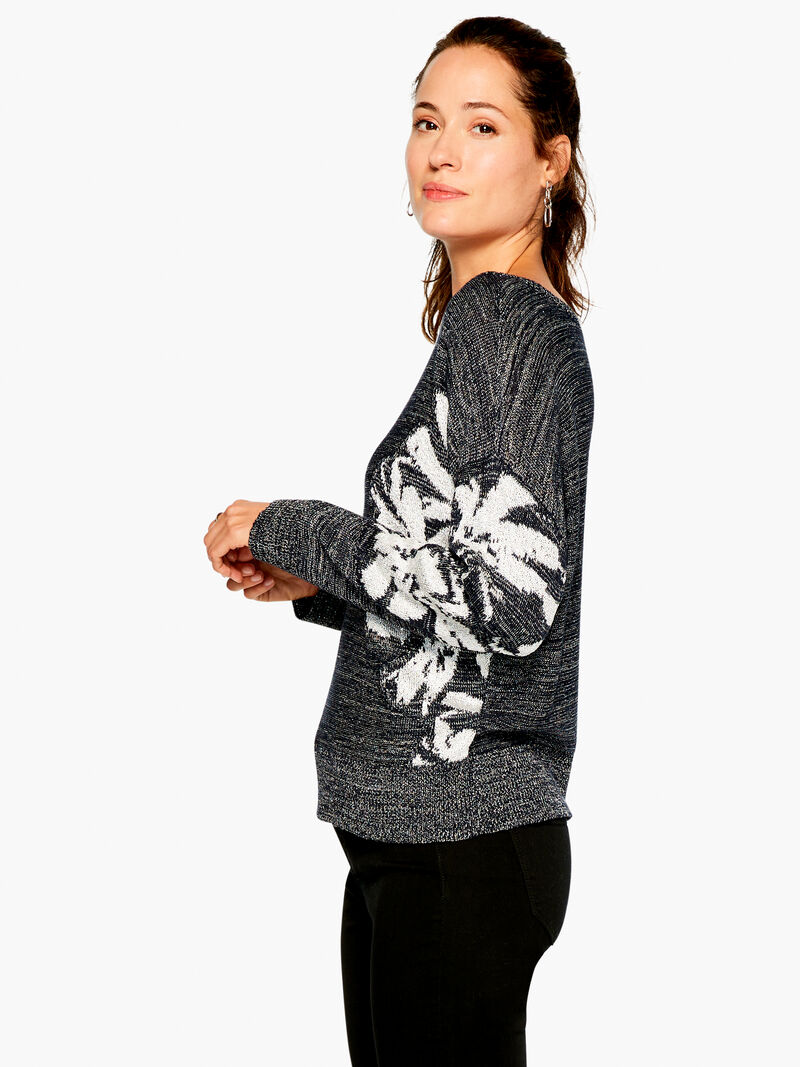 Shimmer Petals Sweater