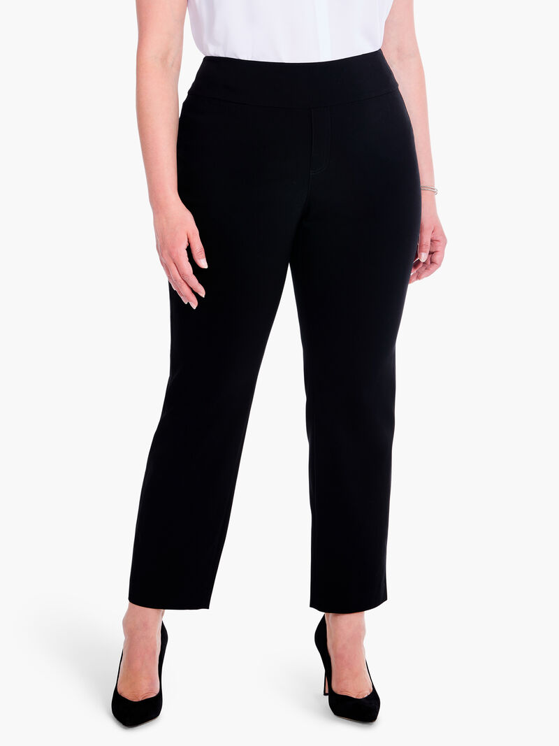 Woman Wears Wonderstretch Pocket Straight Leg Pant image number 0