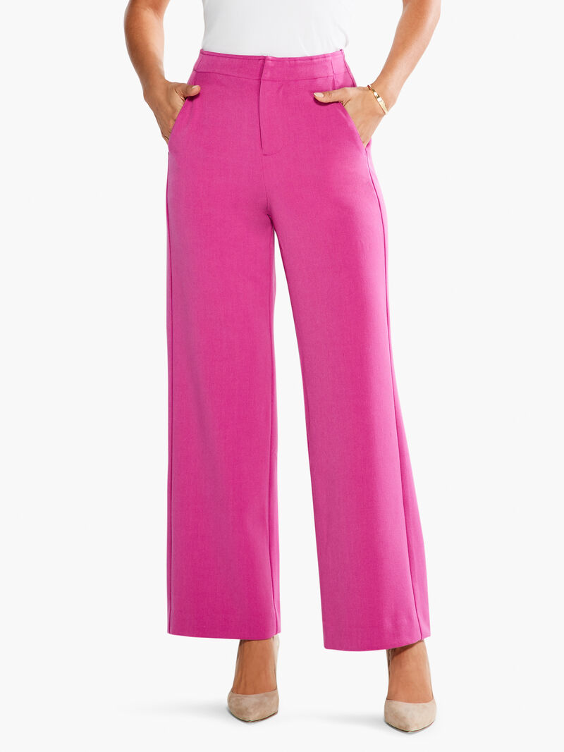 Woman Wears Work It Wide Leg Pocket Trouser image number 0