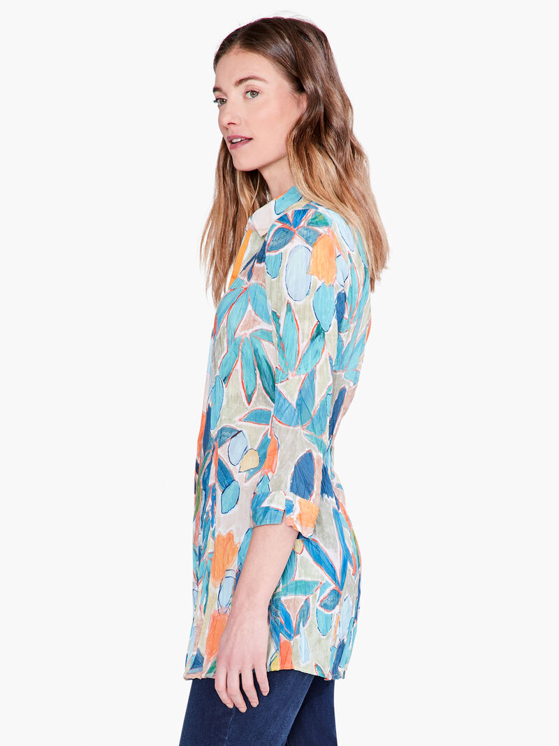 Citrus Grove Long Crinkle Shirt