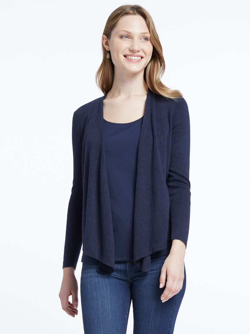 Woman Wears 4-Way Cardigan image number 0