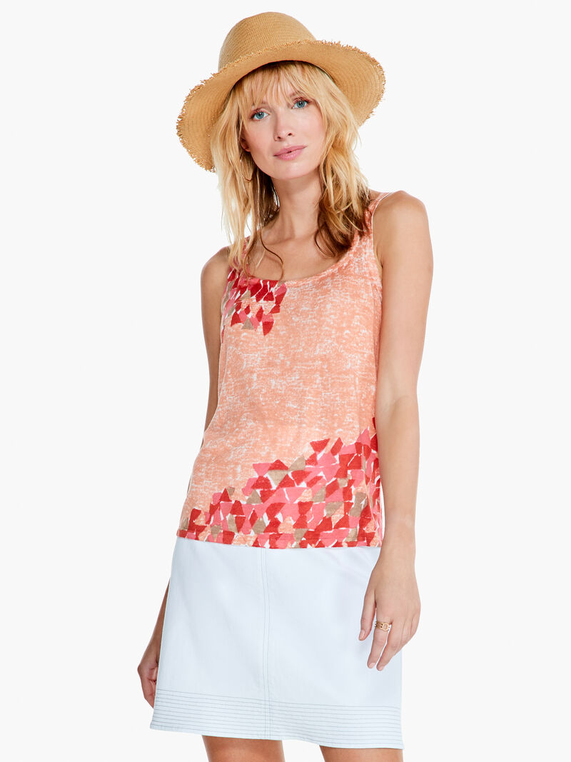 Woman Wears Sun Burst Tank image number 0