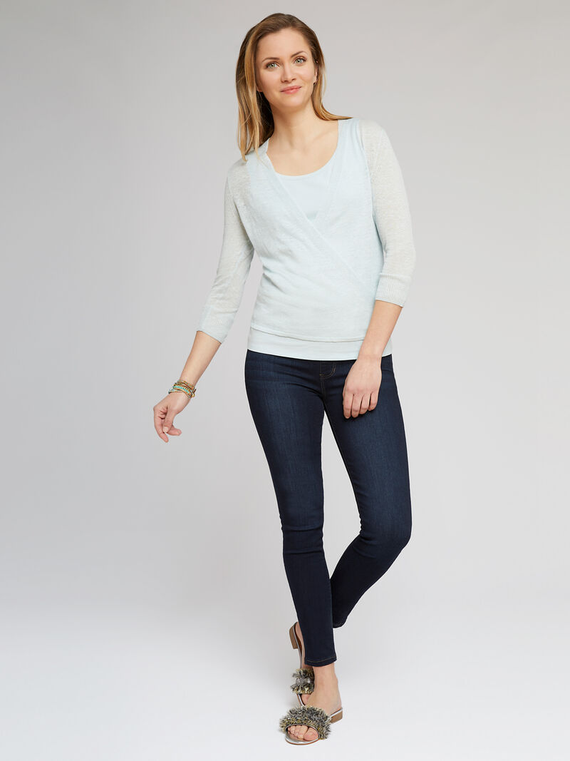 Woman Wears Lightweight 4-Way Cardigan image number 3