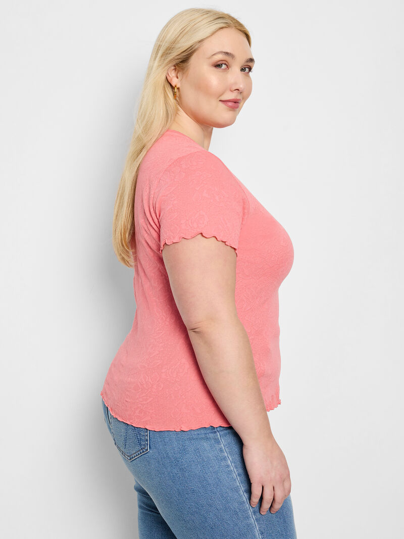 Lace Knit T-Shirt