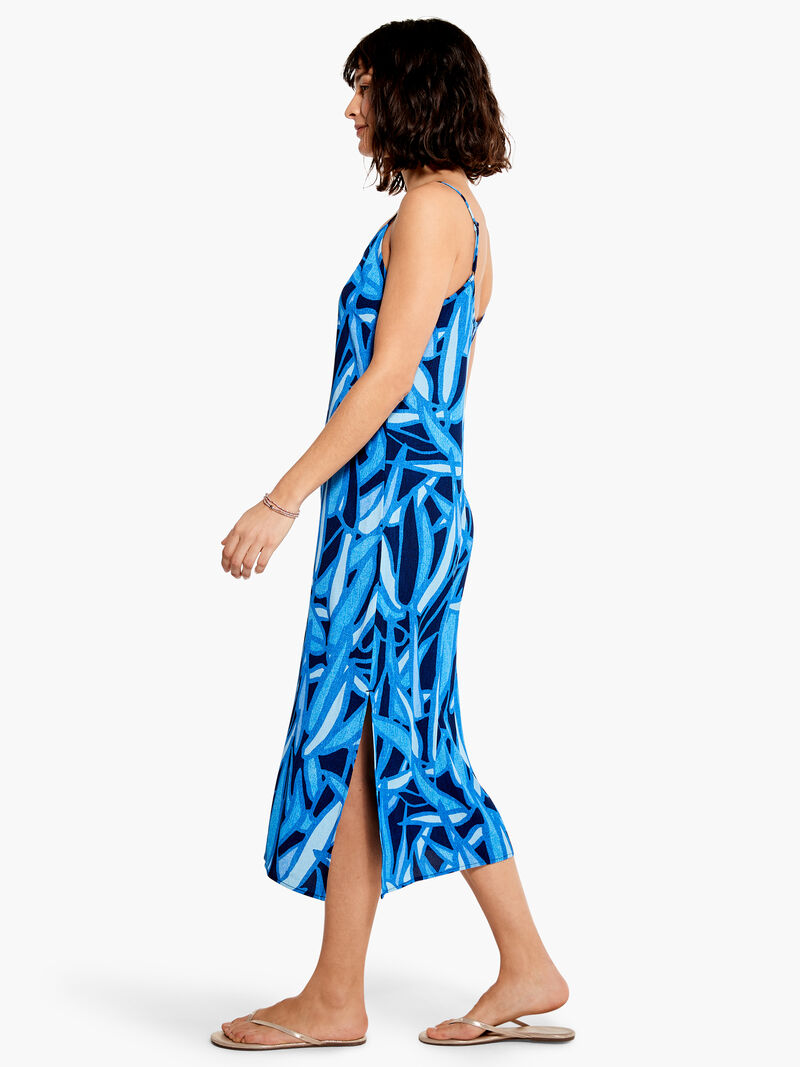 Woman Wears Sunset Jungle Slip Dress image number 1