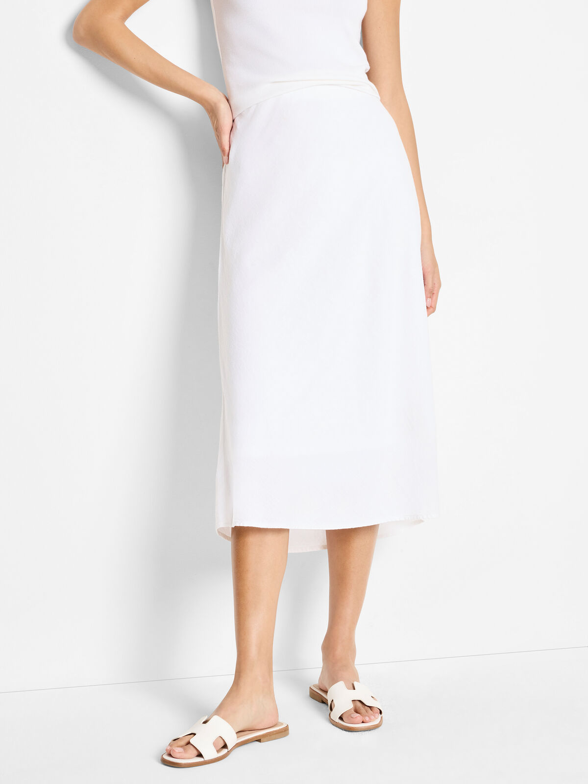 Rumba Linen Slip Skirt