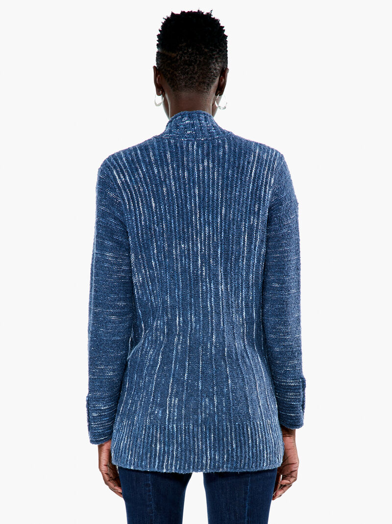 Woman Wears Cozy Nights Cardigan image number 2