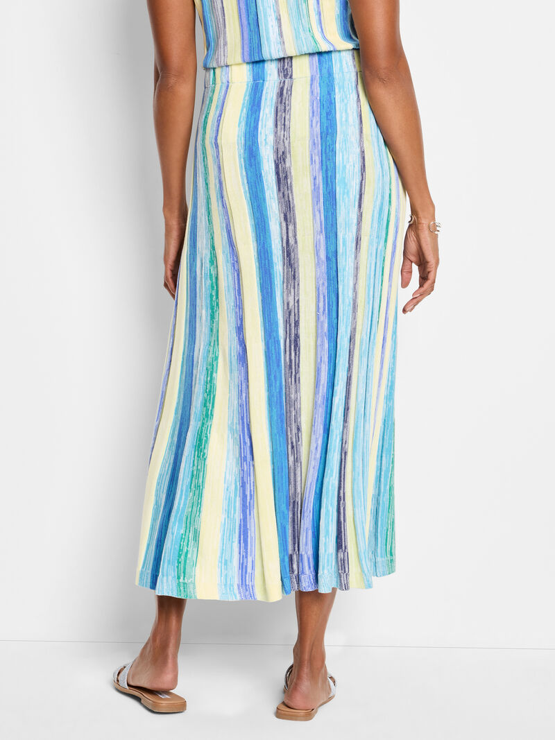 Woman Wears Coast Crush Knit Skirt image number 3