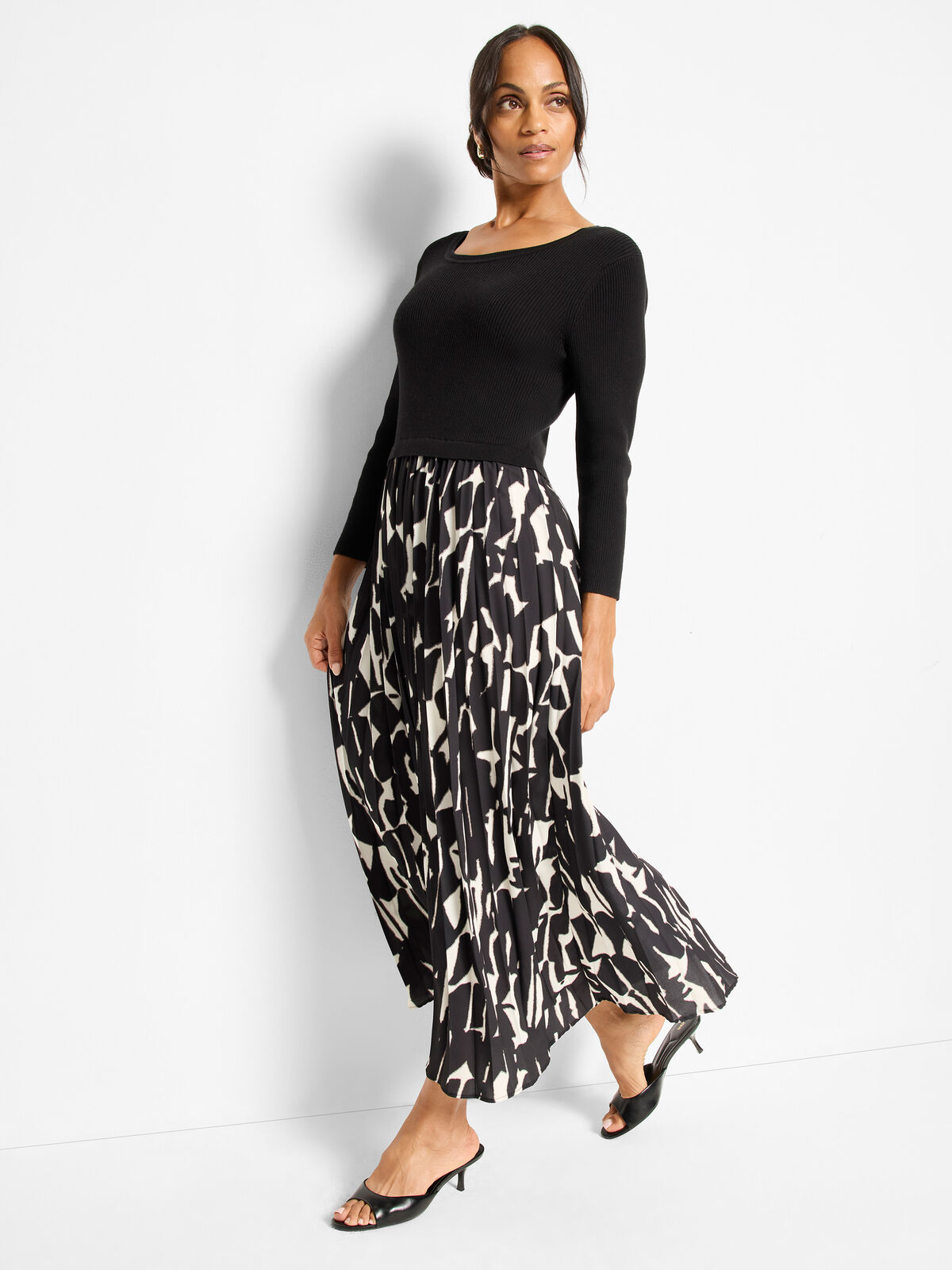 Onyx Print Kyrie Dress