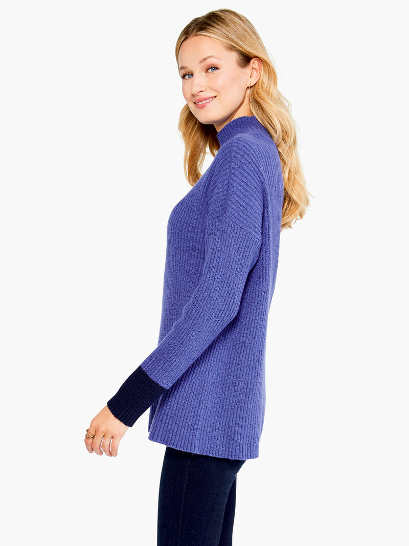 Cozy Up Textured Turtleneck Sweater image number 1