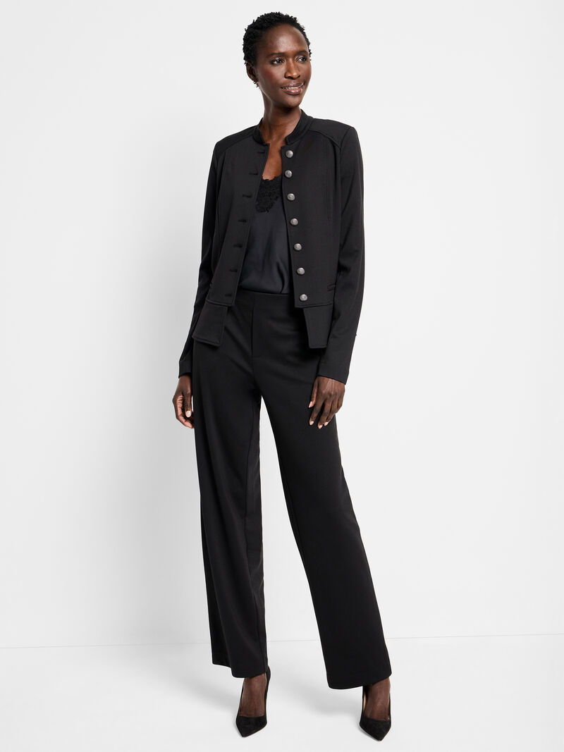 Woman Wears Femme Knit Jacket image number 2