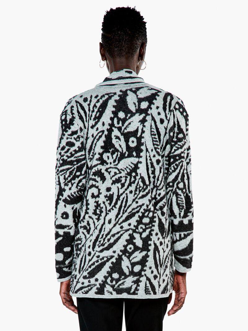 Woman Wears Here And There Cardigan image number 2