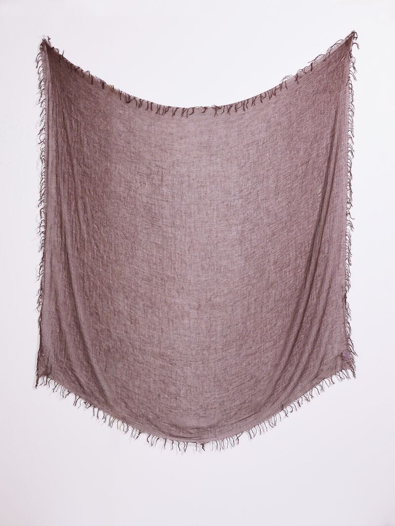 Chan Luu Solid Scarf With Fringe Edges