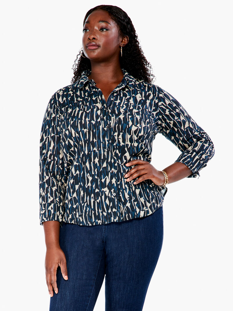 Woman Wears New Wave Crinkle Shirt image number 0