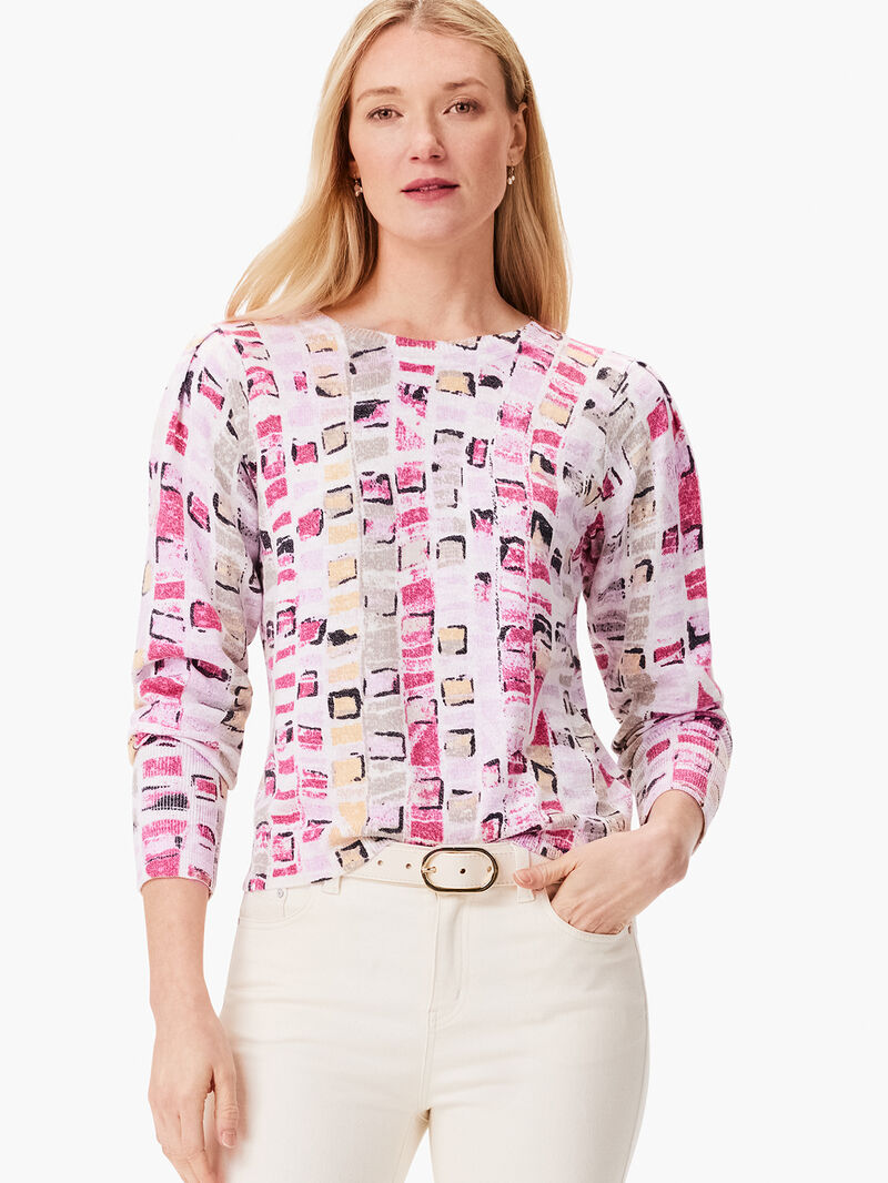 
                    Geo Mosaic Sweater