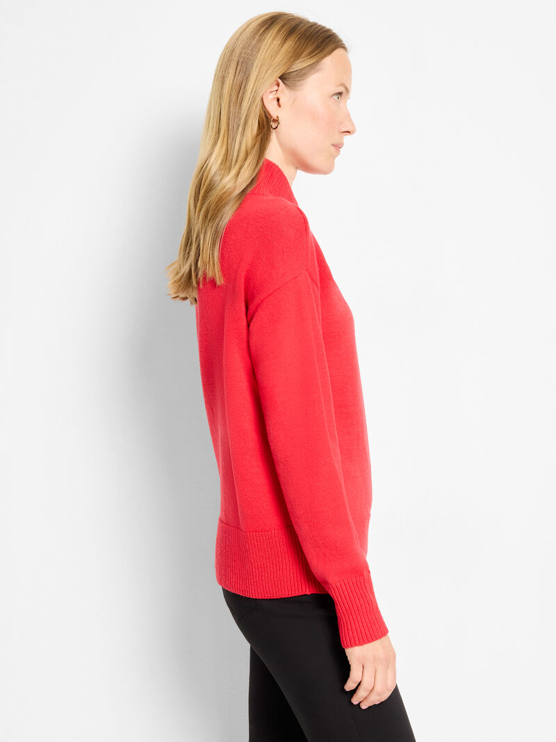 Woman Wears Cozy Riding Sweater image number 2