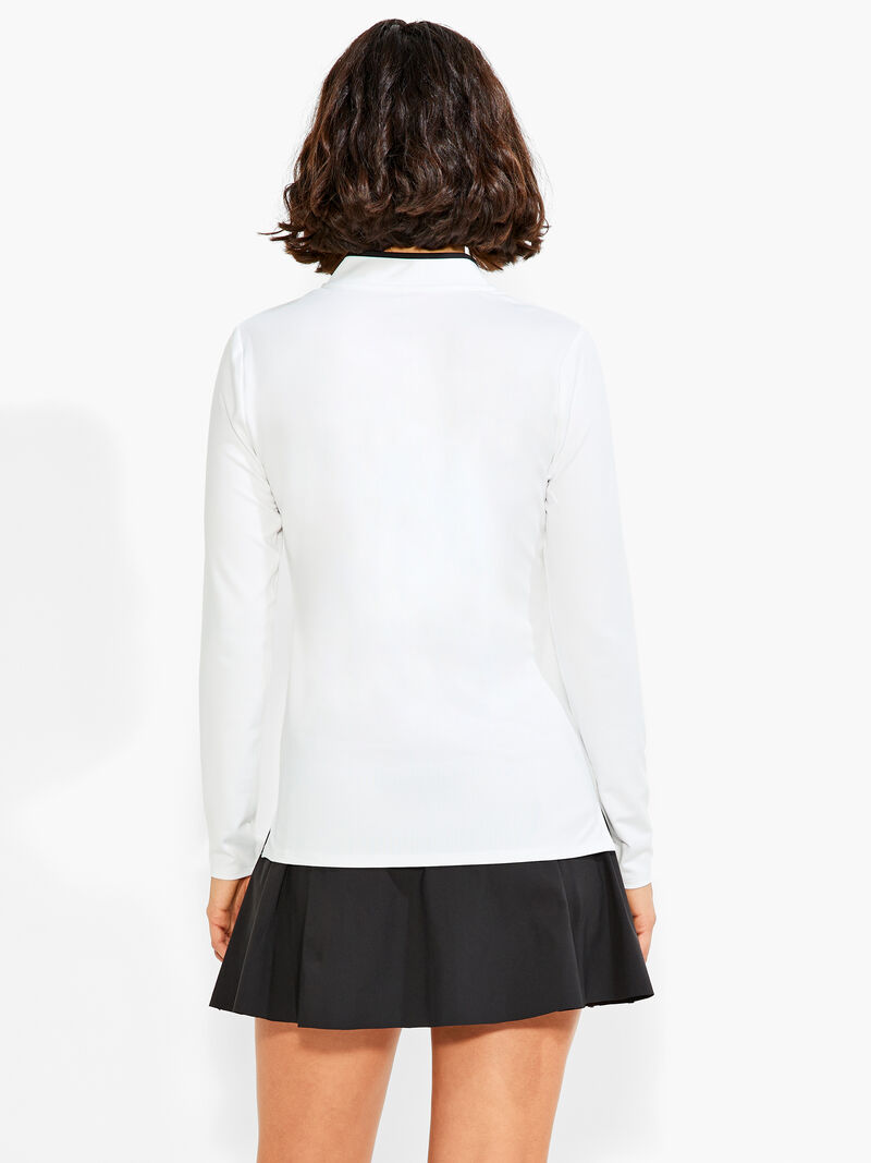 Woman Wears Flowfit Half Zip Top image number 2