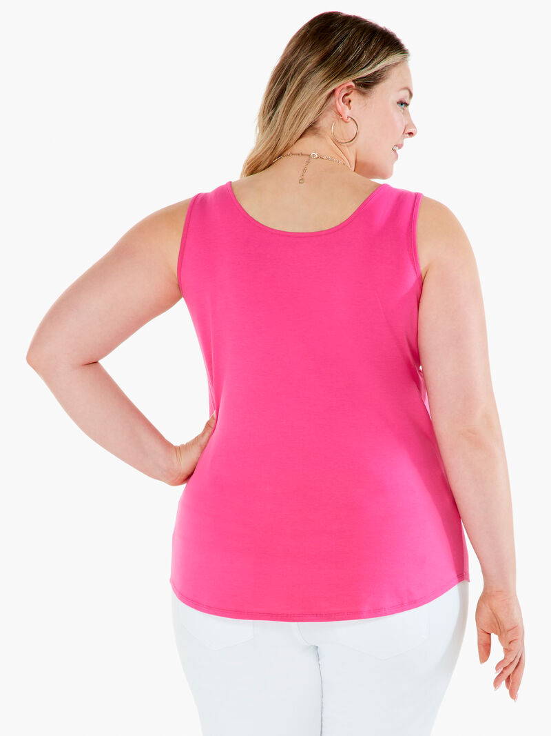 Woman Wears Shirt Tail Perfect Tank image number 2