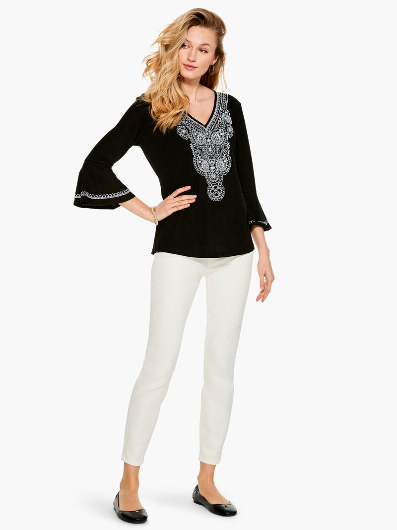 Woman Wears Summer Escape Top image number 3