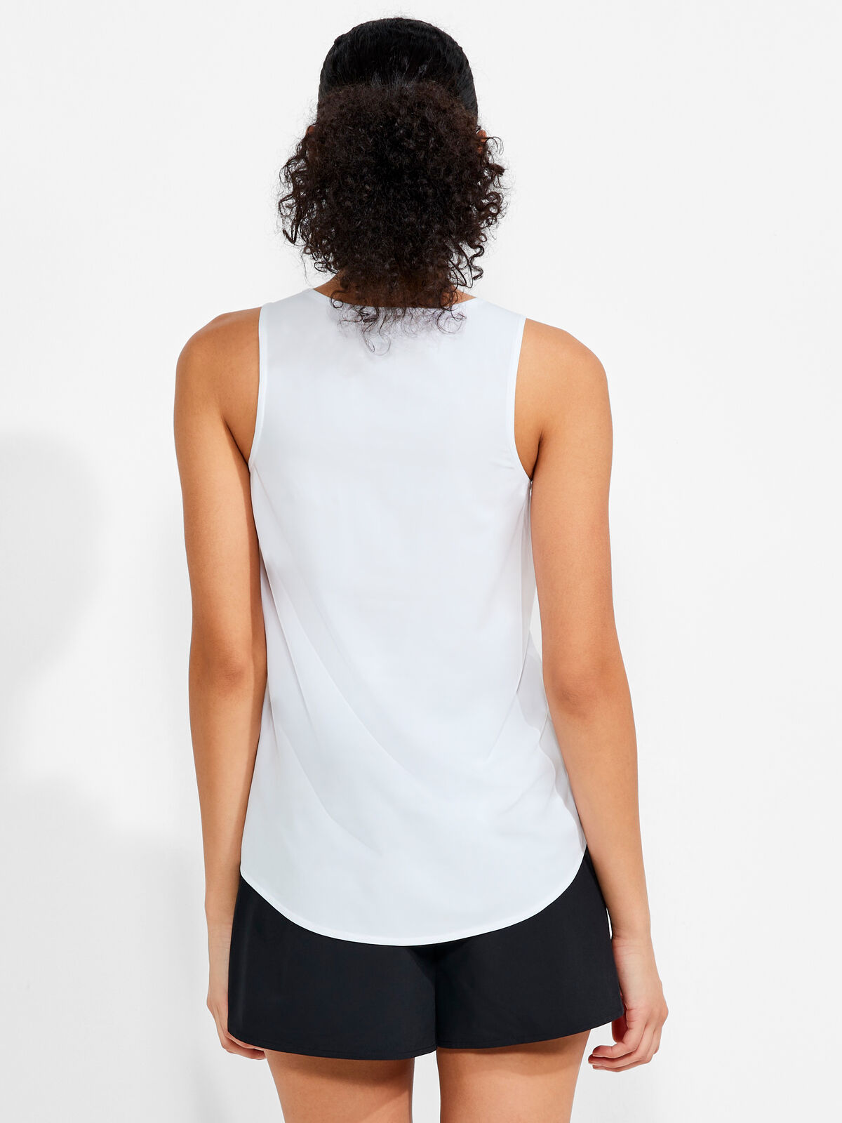 Tech Stretch Shirt Tail Tank