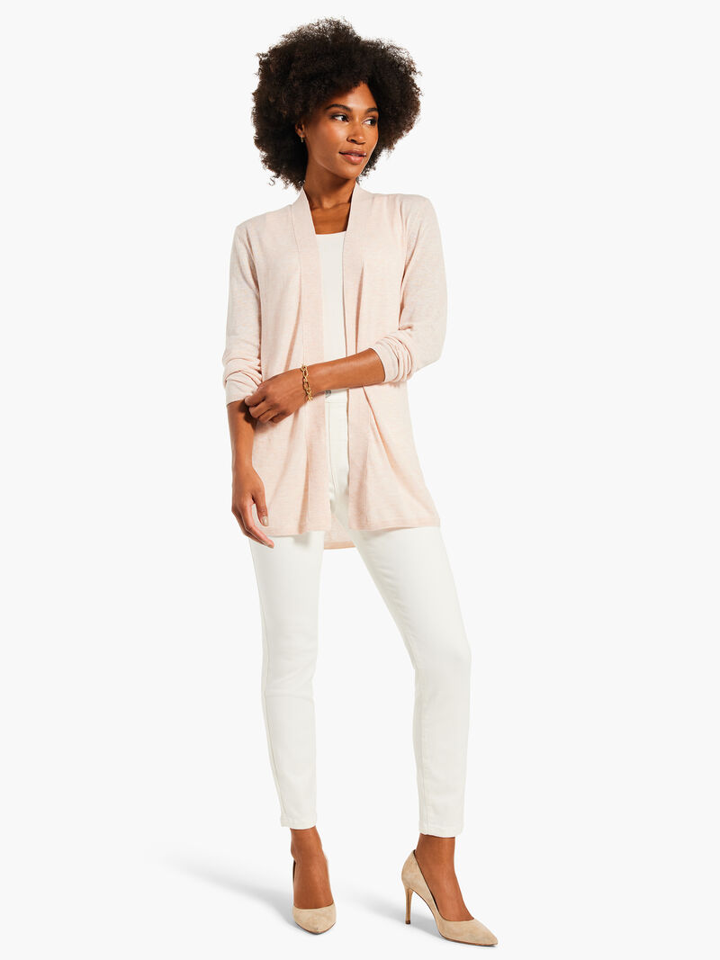 Woman Wears All Year Back Of Chair Cardigan image number 3