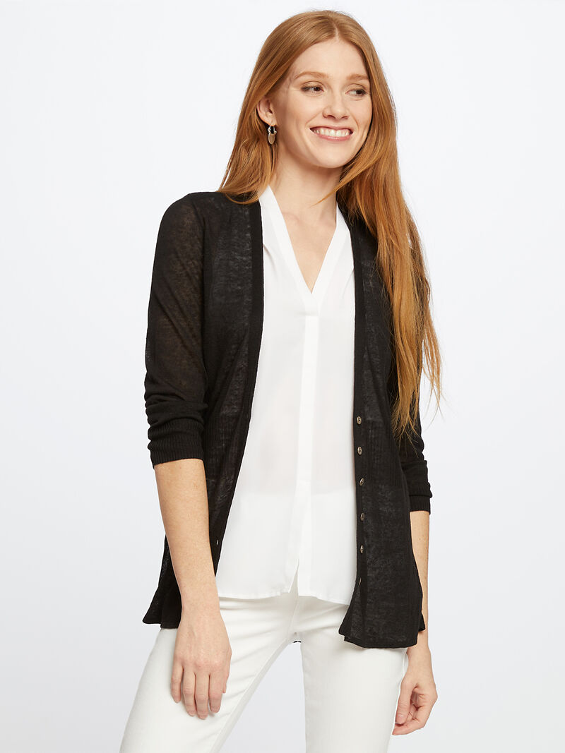 Woman Wears Lightweight Divine Cardigan image number 0
