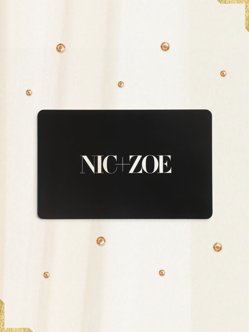 Woman Wears NIC+ZOE Gift Card. image number 0