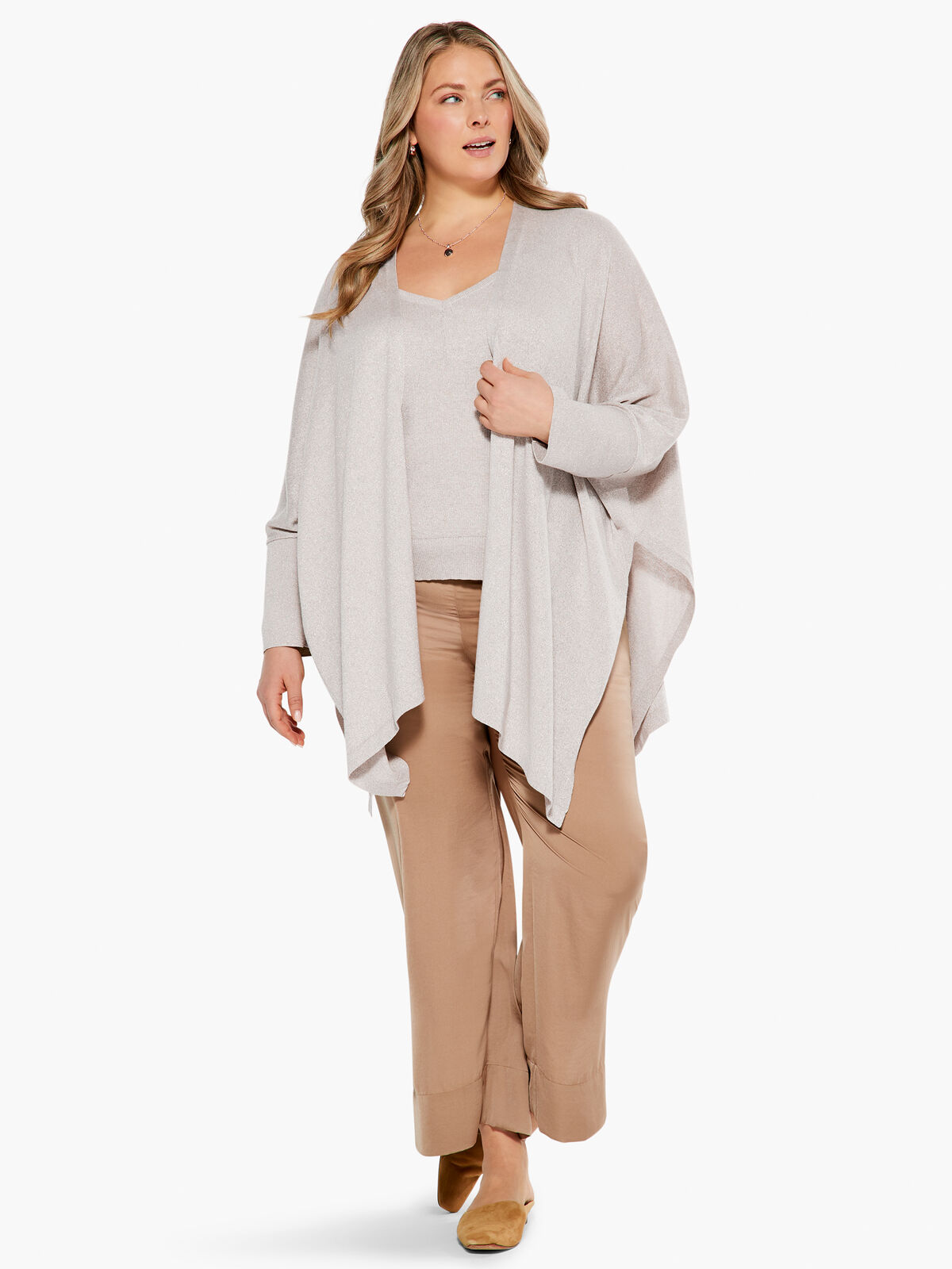 Lurex Cover Up Cardigan