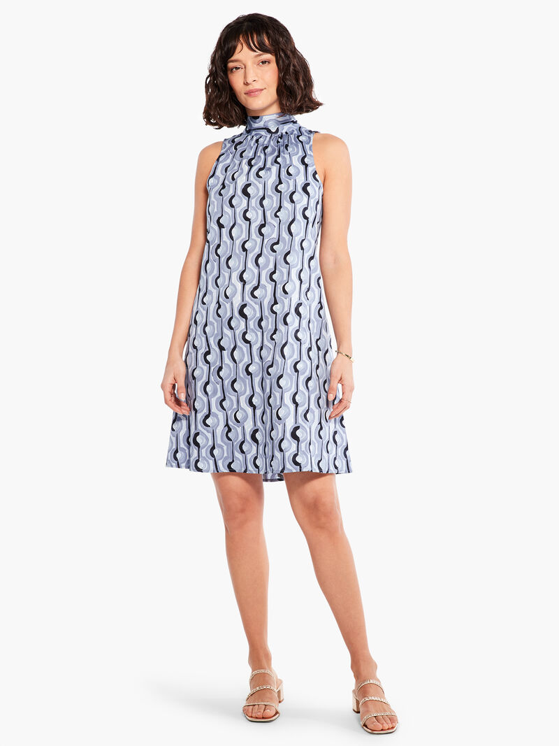 Woman Wears Painted Clouds Dress image number 4