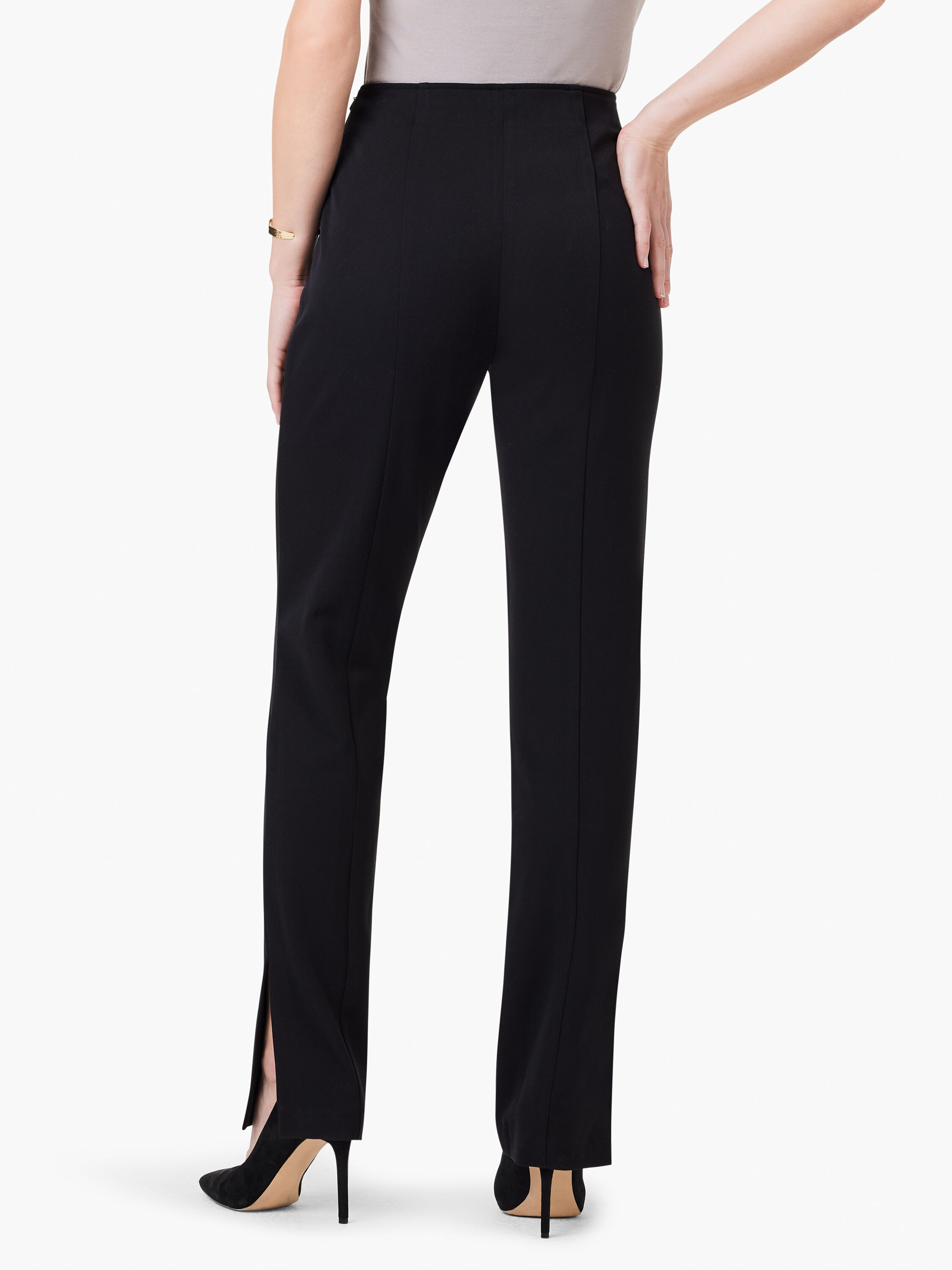 【NICK&NICOLE】 DOT SIDE LINE GLOSSY PANTS /追跡付 31