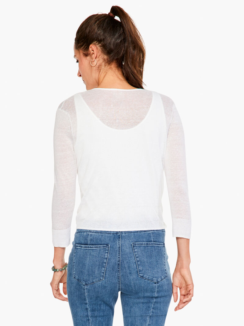 Woman Wears Easy Featherweight Cardigan image number 2