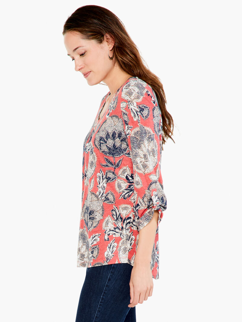 Woman Wears Island Petals Top image number 1