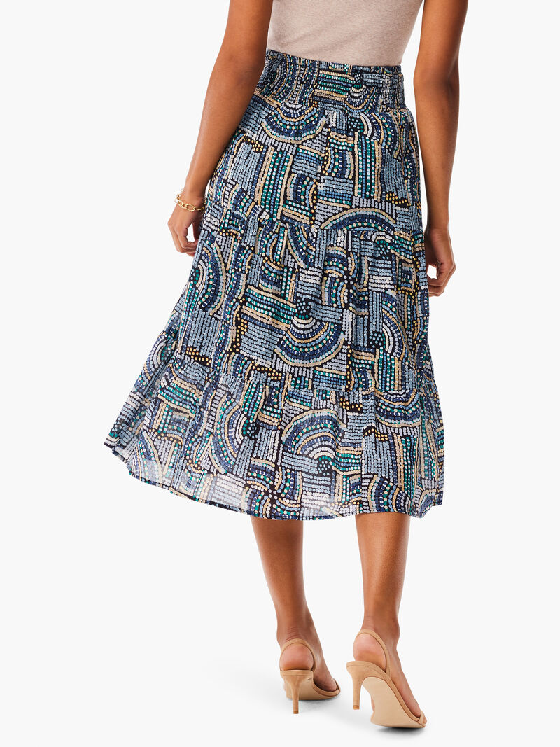Woman Wears Mosaic Mix Skirt image number 3