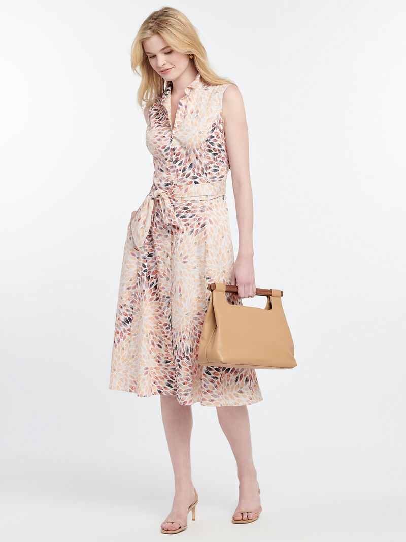 Woman Wears MORNING BURST SHIRT DRESS image number 3