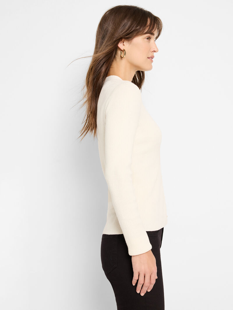 Woman Wears Toggle Sweater image number 2