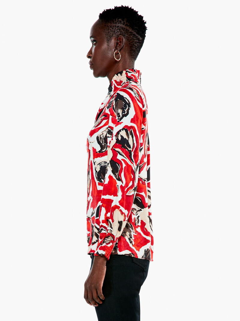 Woman Wears Petal Pop Top image number 1