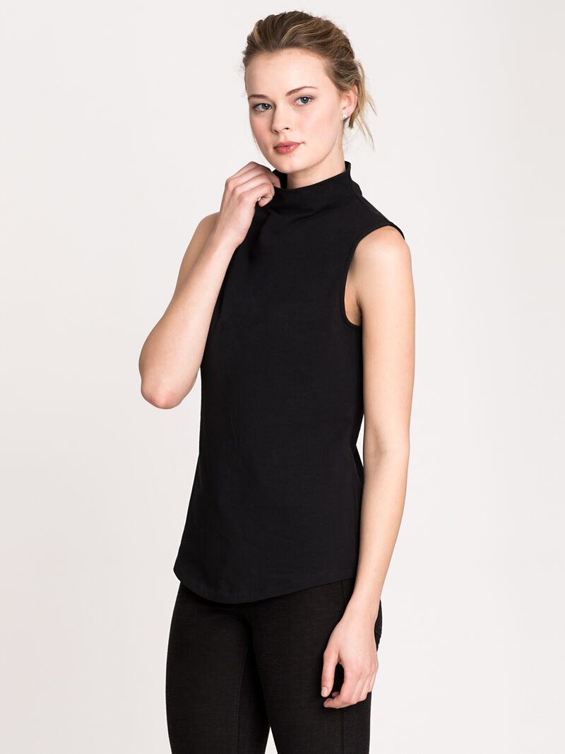 Woman Wears The Perfect Mock Neck image number 0