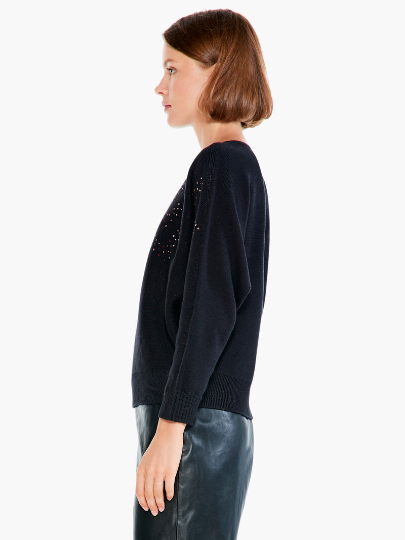 Woman Wears Constellation Sweater image number 1
