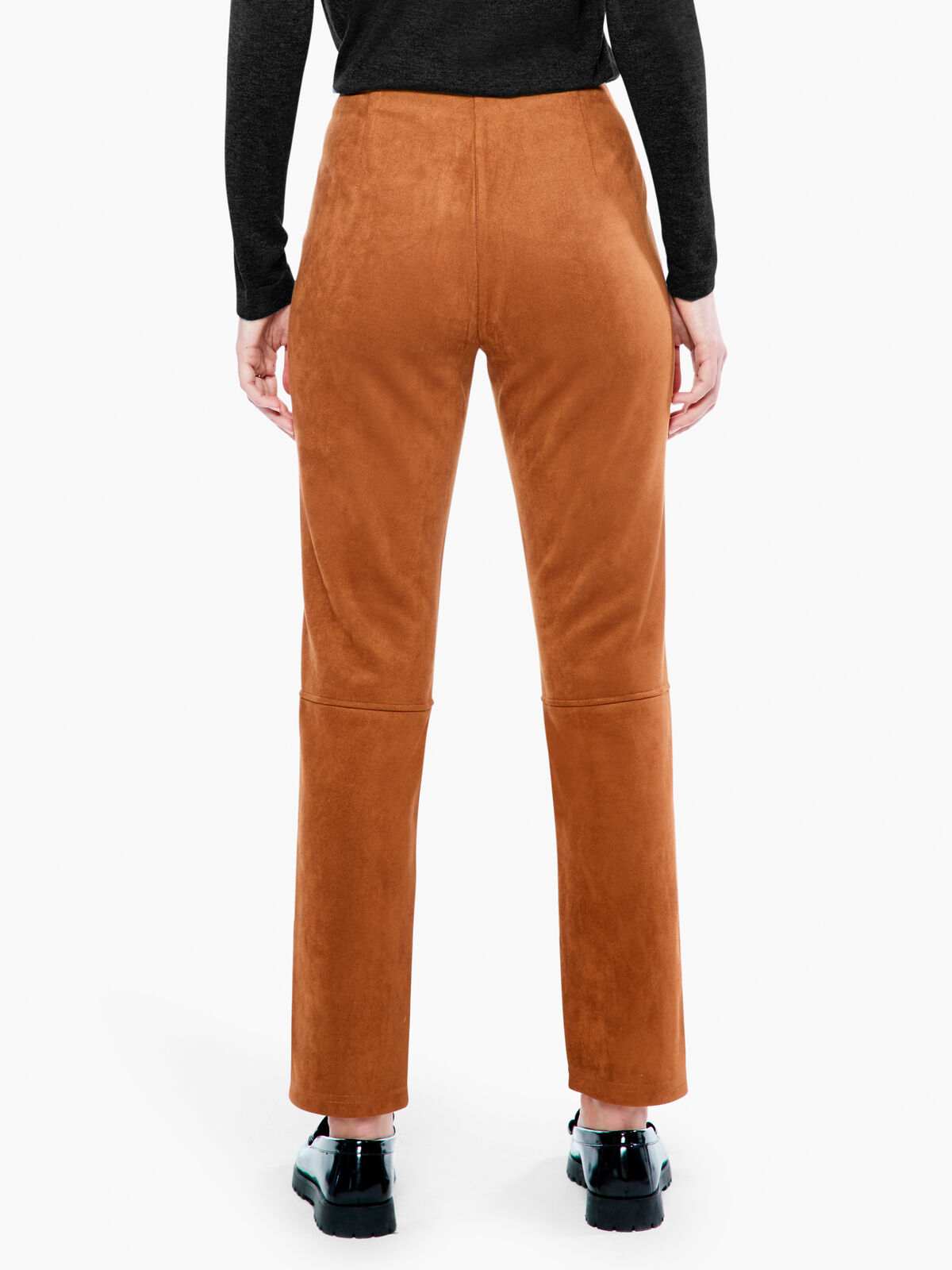 Seams Suede Slim Pant