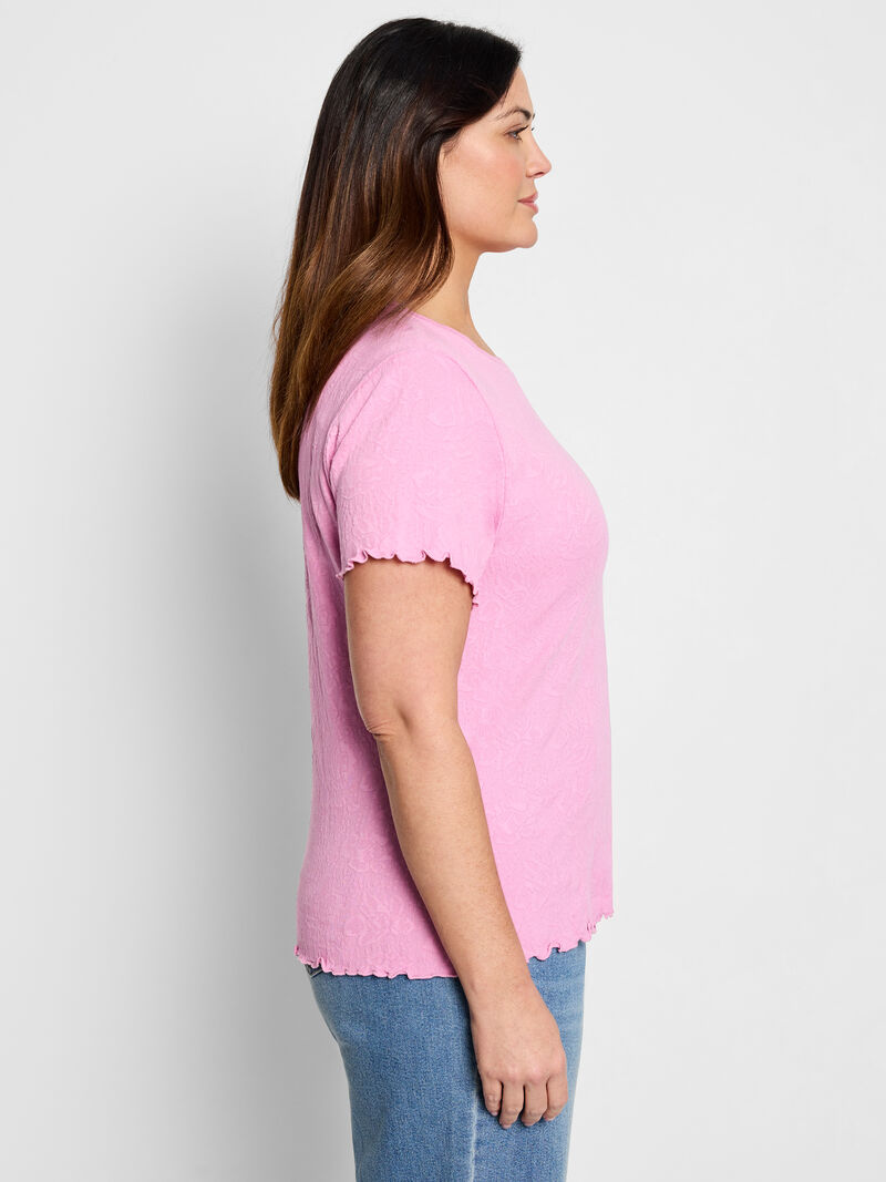 Lace Knit T-Shirt