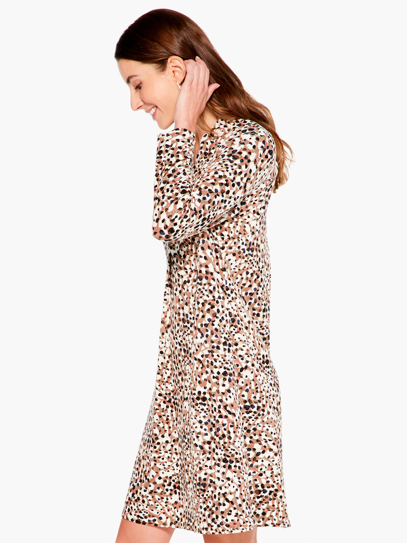 Woman Wears Forest Spot Dress image number 1