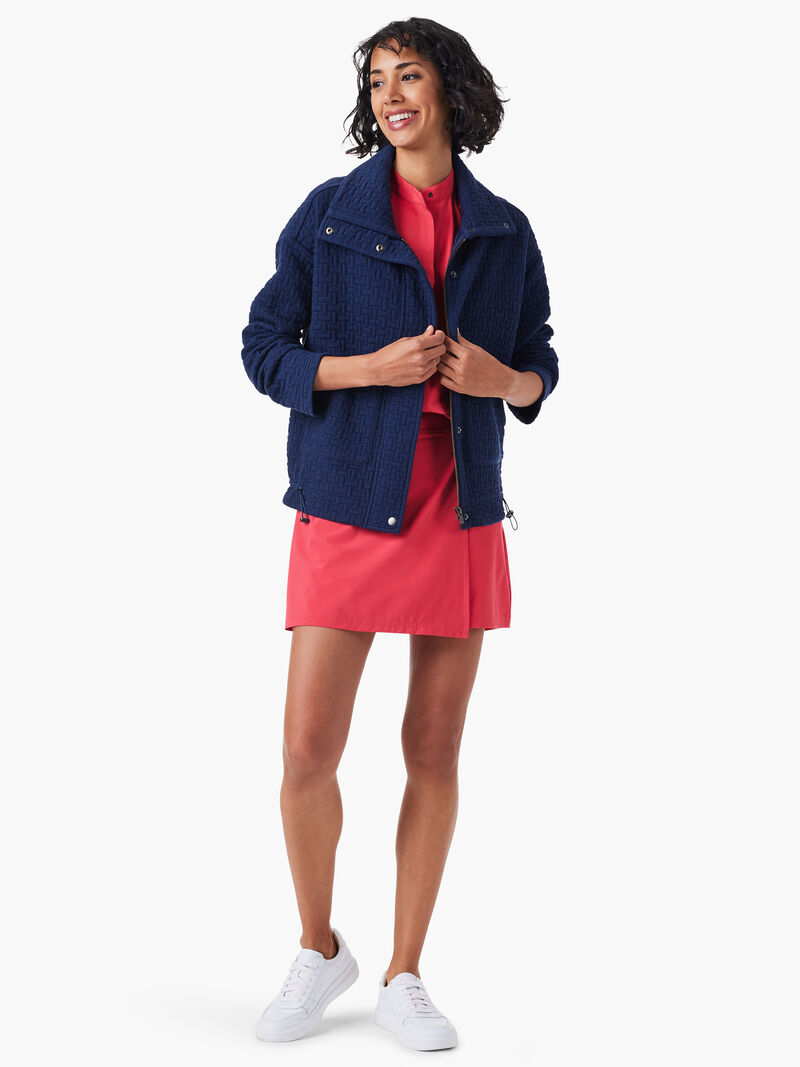Woman Wears Throw On Quilted Jacket image number 1