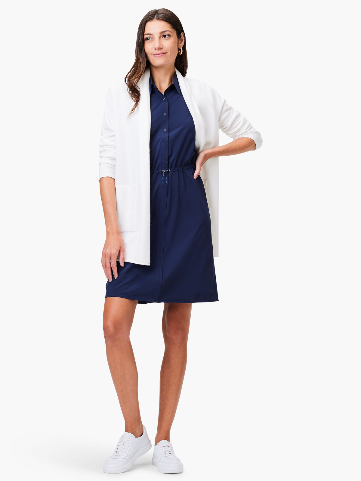 Tech Stretch Collared Dress