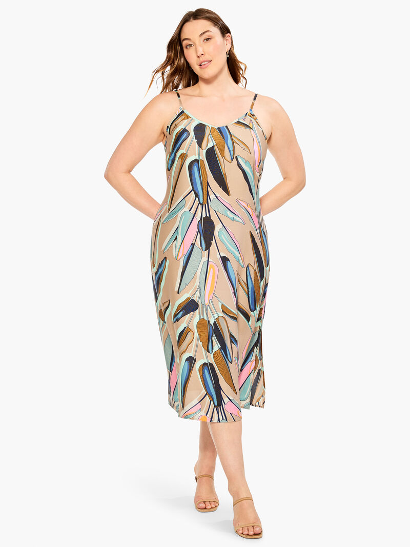Banana Leaves Slip Dress