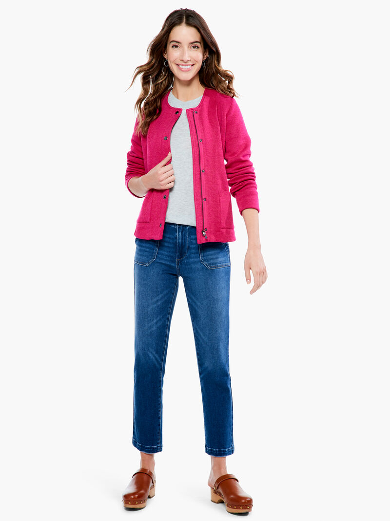 Woman Wears Making Moves Knit Jacket image number 3
