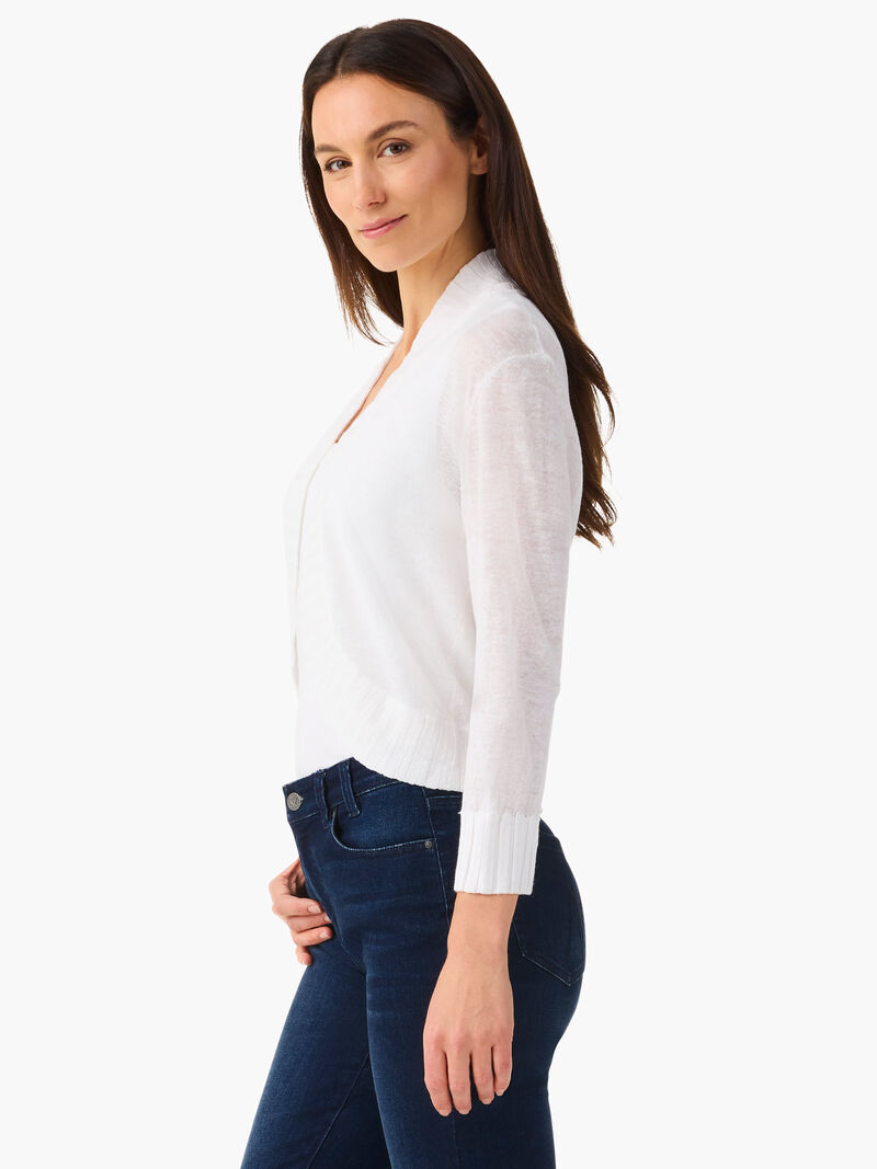 Woman Wears Bolero Cardigan image number 3
