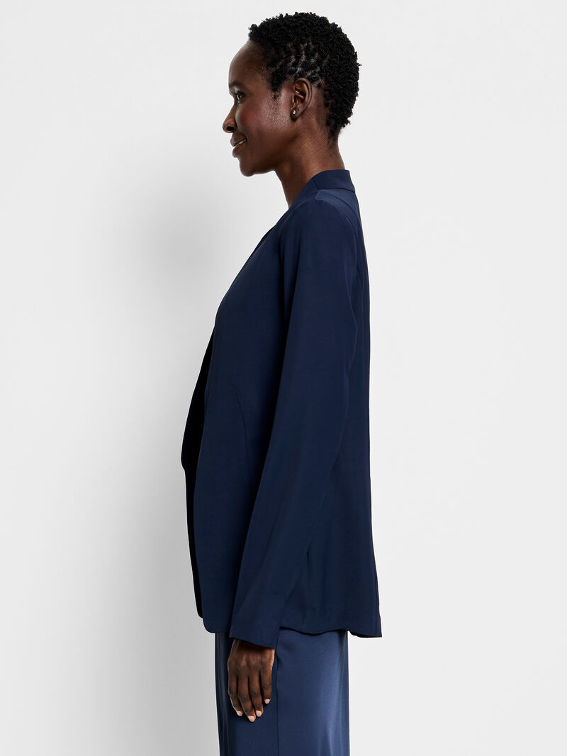 Woman Wears Social Edit Blazer image number 4